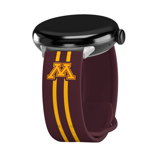 Minnesota Golden Gophers HD Watch Band Compatible with Google Pixel Long Stripes