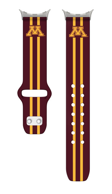 Minnesota Golden Gophers HD Watch Band Compatible with Google Pixel Long Stripes