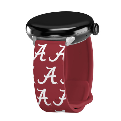 Alabama Crimson Tide HD Watch Band Compatible with Google Pixel Watch Long Repeating