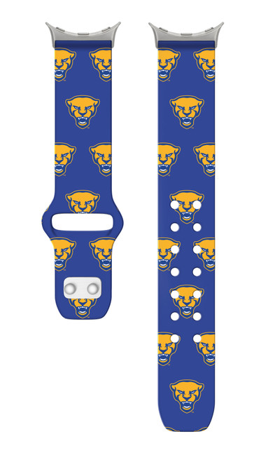 Pittsburgh Panthers HD Watch Band Compatible with Google Pixel Watch Long Repeating