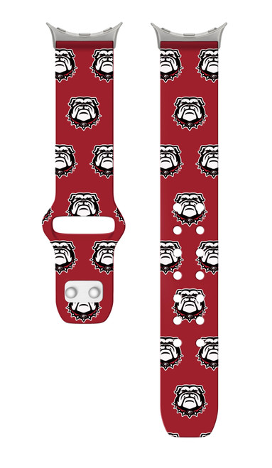 Georgia Bulldogs HD Watch Band Compatible with Google Pixel Watch Long Repeating