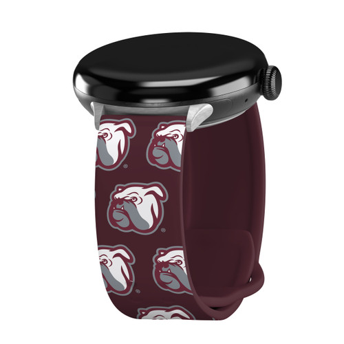 Mississippi State Bulldogs HD Watch Band Compatible with Google Pixel Watch Long Repeating