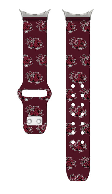 South Carolina Gamecocks HD Watch Band Compatible with Google Pixel Watch Long Repeating