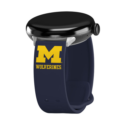 Michigan Wolverines HD Elite Edition Watch Band Compatible with Google Pixel Watch Long