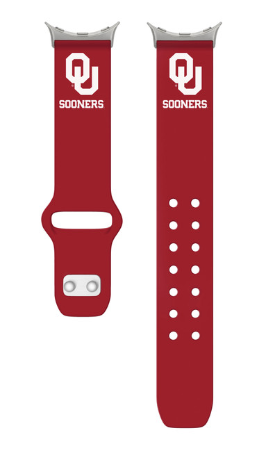 Oklahoma Sooners HD Elite Edition Watch Band Compatible with Google Pixel Watch Long