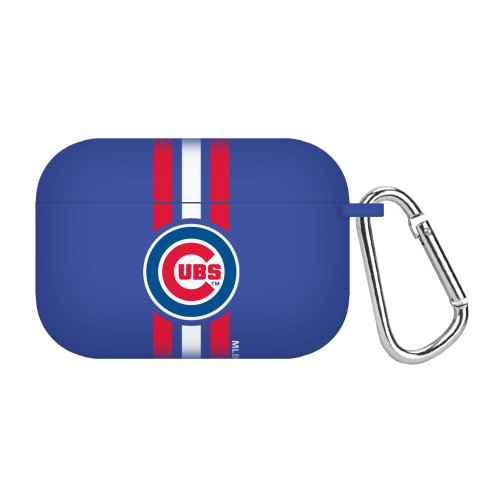Game Time Chicago Cubs HD Apple AirPods Pro Case Cover (Stripes)