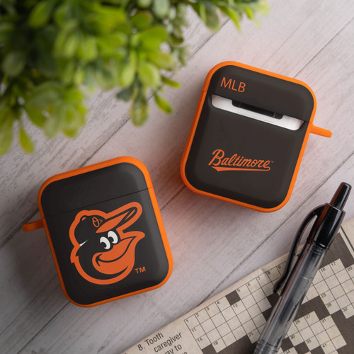 Game Time Baltimore Orioles HDX Case Cover Compatible with Apple AirPods Gen 1 & 2 (Classic)