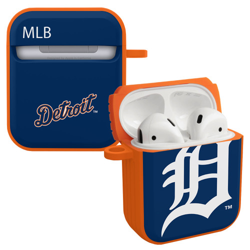 Game Time Detroit Tigers HDX Case Cover Compatible with Apple AirPods Gen 1 & 2 (Classic)