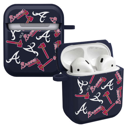 Game Time Atlanta Braves HDX Case Cover Compatible with Apple AirPods Gen 1 & 2 (Select)