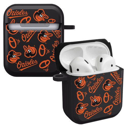 Game Time Baltimore Orioles HDX Case Cover Compatible with Apple AirPods Gen 1 & 2 (Select)