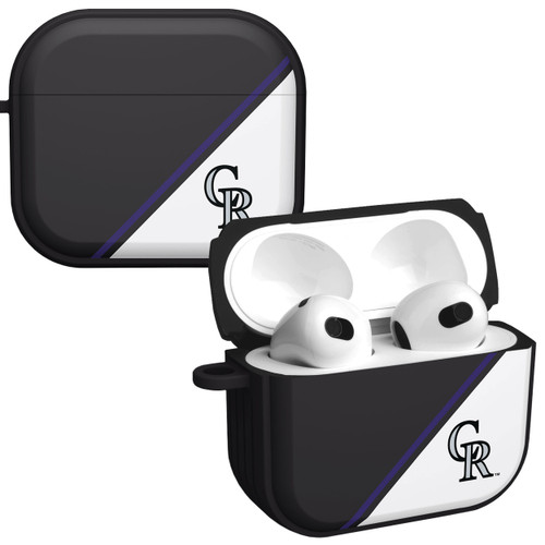 Game Time Colorado Rockies Champion Series HD Case Cover Compatible with Apple AirPods Gen 3