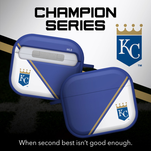 Game Time Kansas City Royals Champion Series HD Case Cover Compatible with Apple AirPods Gen 3