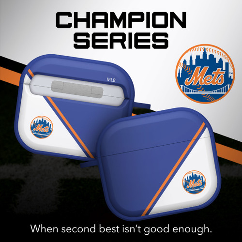 Game Time New York Mets Champion Series HD Case Cover Compatible with Apple AirPods Gen 3