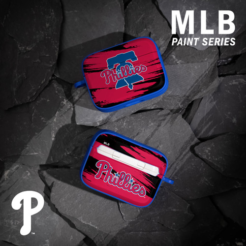 Game Time Philadelphia Phillies Paint HDX Case Cover Compatible with Apple AirPods Pro 1 & 2