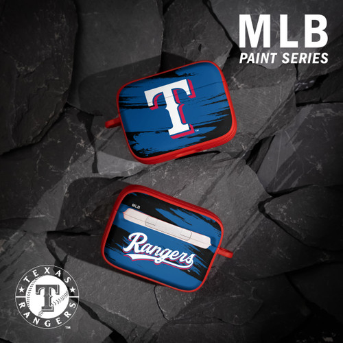 Game Time Texas Rangers Paint HDX Case Cover Compatible with Apple AirPods Pro 1 & 2