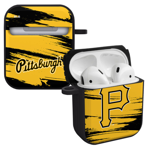 Game Time Pittsburgh Pirates Paint HDX Case Cover Compatible with Apple AirPods Gen 1 & 2