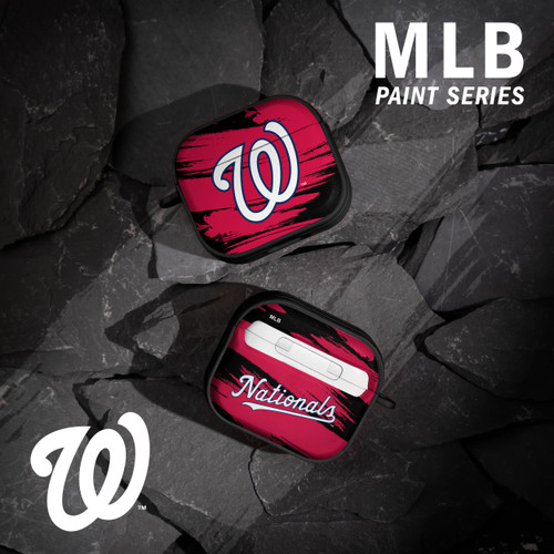Game Time Washington Nationals Paint HDX Case Cover Compatible with Apple AirPods Gen 3