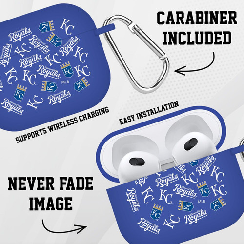 Game Time Kansas City Royals HD Apple AirPods Gen 3 Case Cover (Random)
