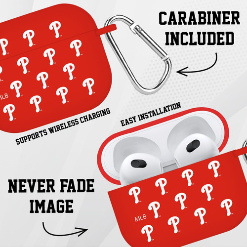 Game Time Philadelphia Phillies HD Apple AirPods Gen 3 Case Cover (Repeating)