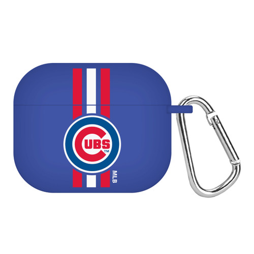 Game Time Chicago Cubs HD Case Cover Compatible With Apple AirPods Gen 4 (Stripes)