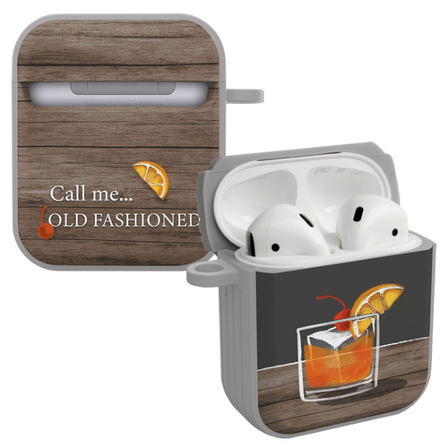 Wine, Beer, & Booze HDX Case Cover Compatible with Apple AirPods Gen 1 & 2 (Old Fashioned)