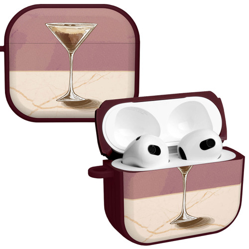 Wine, Beer, & Booze HDX Case Cover Compatible with Apple AirPods Gen 3 (Espresso Martini)