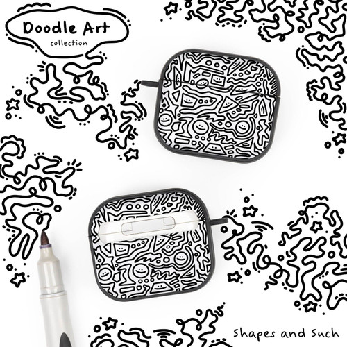 Doodle HDX Case Cover Compatible with Apple AirPods Gen 3 (Shapes and Such)