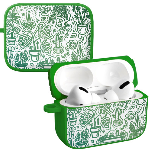 Doodle HDX Case Cover Compatible with Apple AirPods Pro 1 & 2 (Green Home)