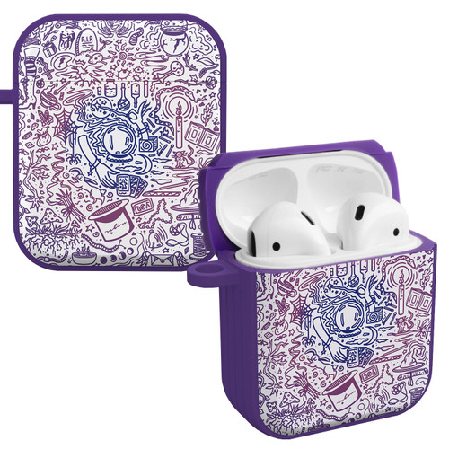Doodle HDX Case Cover Compatible with Apple AirPods Gen 1 & 2 (Spellbound)
