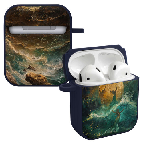 Fantasy HDX Case Cover Compatible with Apple AirPods Gen 1 & 2 (Mermaid Moon)