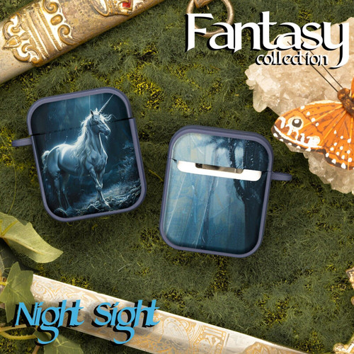 Fantasy HDX Case Cover Compatible with Apple AirPods Gen 1 & 2 (Night Sight)
