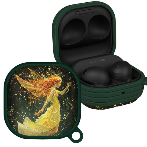 Fantasy HDX Case Cover Compatible with Samsung Galaxy Buds Pro & Buds Live (Waterdance)