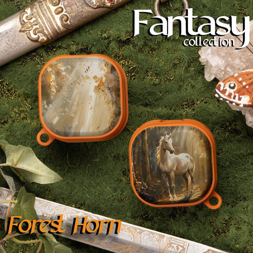 Fantasy HDX Case Cover Compatible with Samsung Galaxy Buds Pro & Buds Live (Forest Horn)