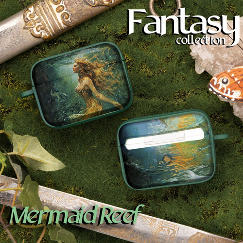 Fantasy HDX Case Cover Compatible with Apple AirPods Pro 1 & 2 (Mermaid Reef)