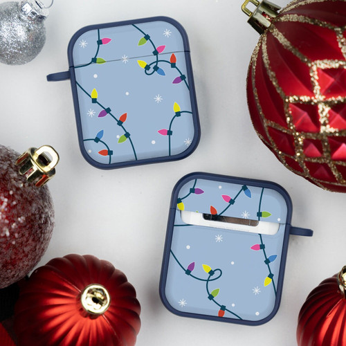 Affinity Bands Christmas HDX Case Cover Compatible with Apple AirPods Gen 1 & 2 (Xmas Lights)