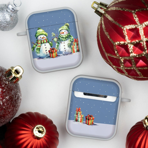 Affinity Bands Christmas HDX Case Cover Compatible with Apple AirPods Gen 1 & 2 (Snow Time Like The Present)