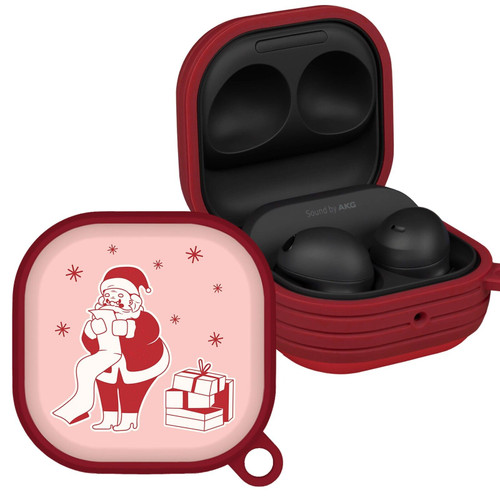Affinity Bands Christmas HDX Case Cover Compatible with Samsung Galaxy Buds Pro & Buds Live (Making A List)