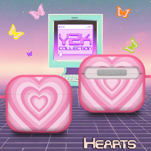 Y2K HDX Case Cover Compatible with Apple AirPods Gen 3 (Hearts)