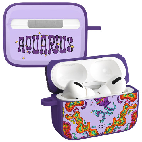 Zodiac Collection HDX Case Cover Compatible with Apple AirPods Pro 1 & 2 (Aquarius)