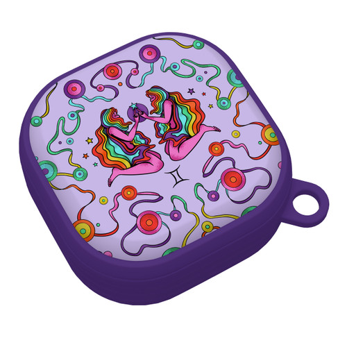 Zodiac Collection HDX Case Cover Compatible with Samsung Galaxy Buds Pro & Buds Live (Gemini)