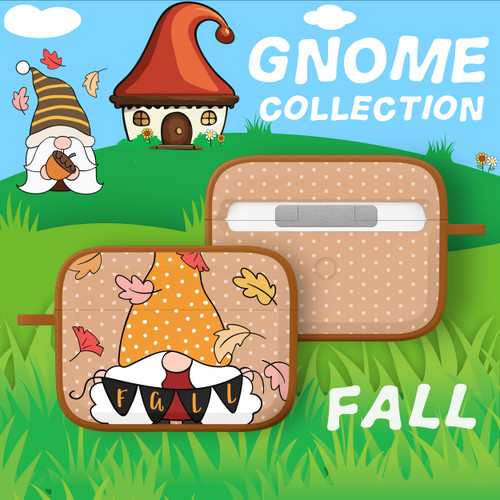 Affinity Bands Gnomes HD Case Cover Compatible with Apple AirPods Pro 1 & 2 (Fall)