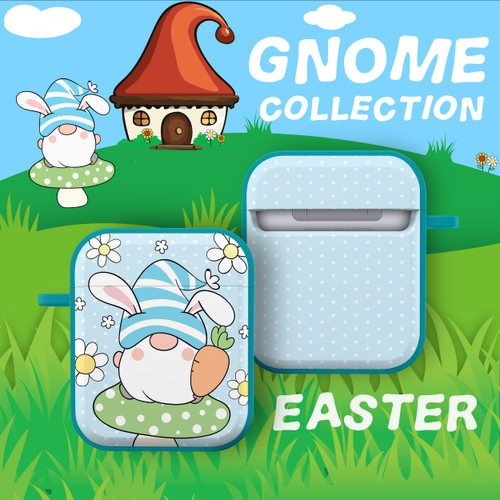 Affinity Bands Gnomes HD Case Cover Compatible with Apple AirPods Gen 1 & 2 (Easter)