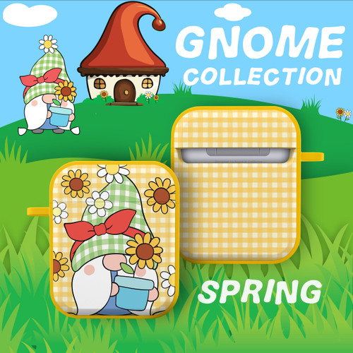 Affinity Bands Gnomes HD Case Cover Compatible with Apple AirPods Gen 1 & 2 (Spring)