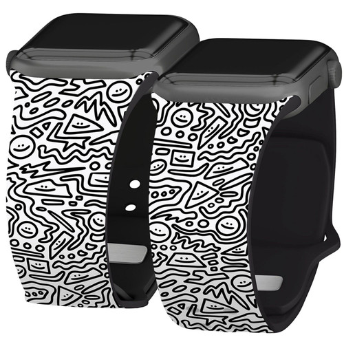 Doodle HD Watch Band Compatible with Apple Watch Shapes and Such