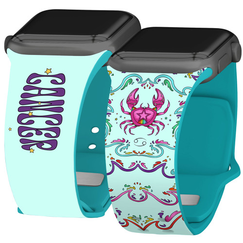 Zodiac Collection HD Watch Band Compatible with Apple Watch Cancer
