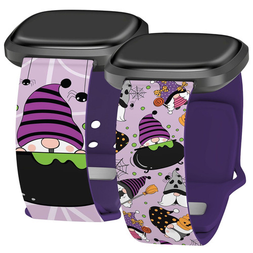 Affinity Bands Gnomes HD Watch Band Compatible with Fitbit Versa 3 & Sense Spooky