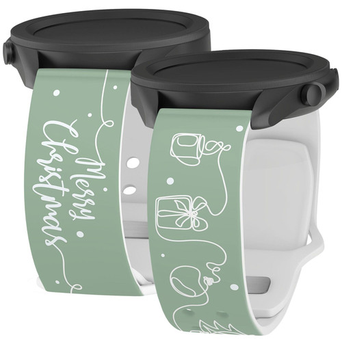 Affinity Bands Christmas HD Watch Band Compatible with Samsung Galaxy Watch Merry Christmas