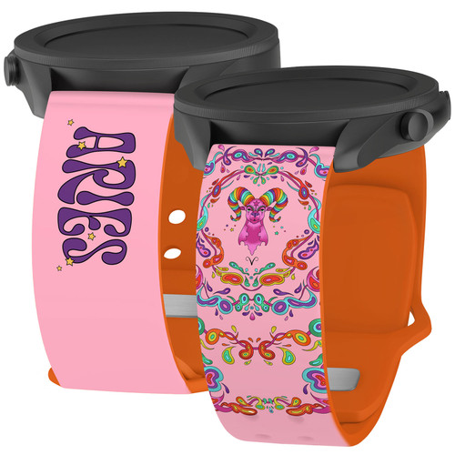 Zodiac Collection HD Watch Band Compatible with Samsung Galaxy Watch Aries