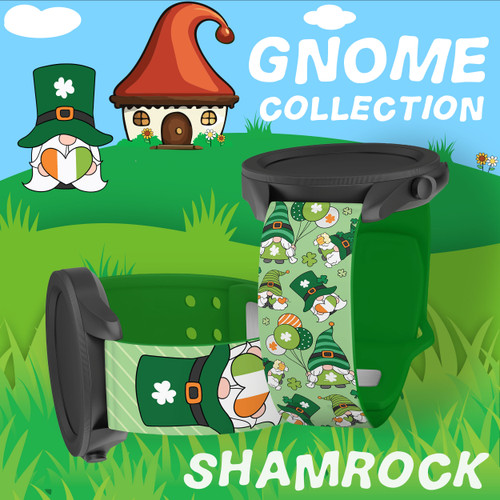 Affinity Bands Gnomes HD Watch Band Compatible with Samsung Galaxy Watch Shamrock