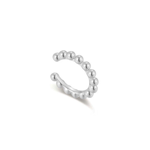 Ania Haie Rhodium-Plated Sterling Silver Beaded Ear Cuff